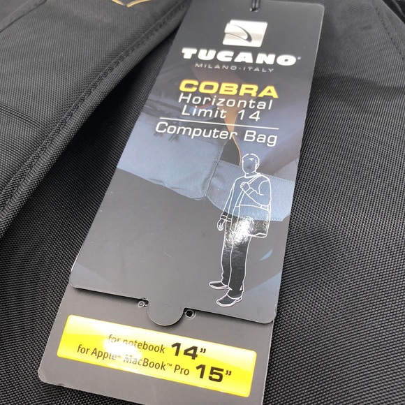 Tucano Cobra Computer Bag for Notebook 14" Or Apple MacBook Pro 15" - Picture 3 of 7